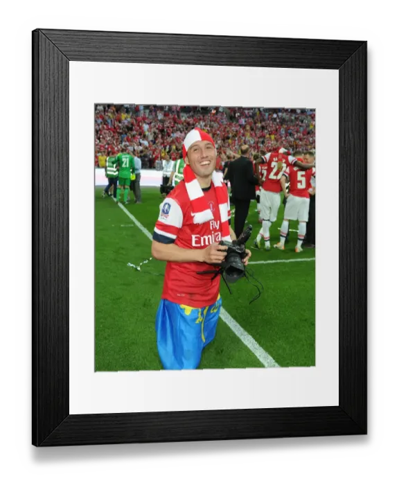 Framed Print : Arsenal's FA Cup Victory: Arsenal vs. Hull City, 2014 - Santi Cazorla's Triumph at Wembley Stadium Framed Print : Arsenal's FA Cup Victory: Arsenal vs. Hull City, 2014 - Santi Cazorla's Triumph at Wembley Stadium