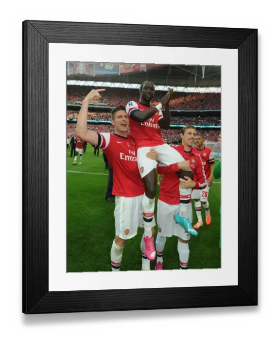 Framed Print : Arsenal Celebrate FA Cup Victory: Olivier Giroud, Bacary Sagna, and Nacho Monreal Framed Print : Arsenal Celebrate FA Cup Victory: Olivier Giroud, Bacary Sagna, and Nacho Monreal