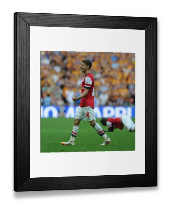 Framed Print : Arsenal's FA Cup Victory: Arsenal 1-0 Hull City (2014)