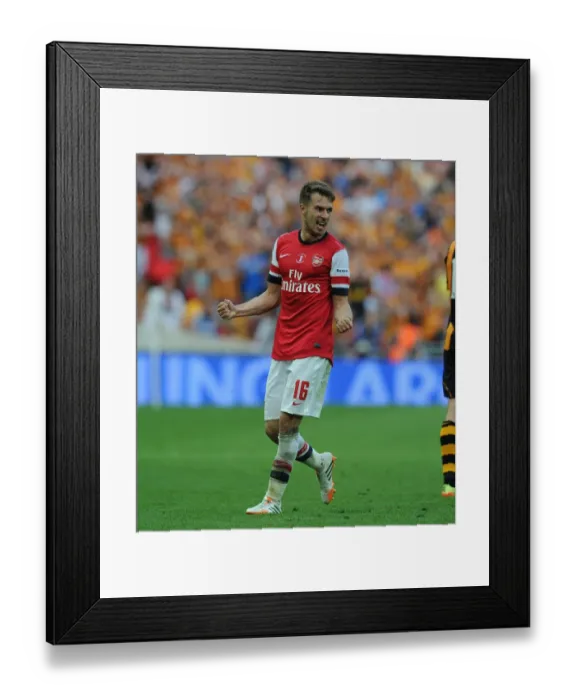 Framed Print : Arsenal's FA Cup Triumph: Arsenal vs. Hull City, 2014
