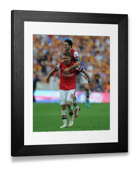 Framed Print : Arsenal's Glory: FA Cup Victory over Hull City (2014)