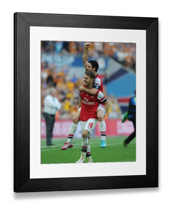 Framed Print : Arsenal's Triumph: FA Cup Victory - Arsenal vs. Hull City (2014)