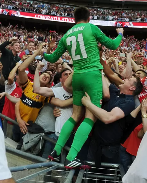 Arsenal FC: Celebrating FA Cup Victory with Lukasz Fabianski