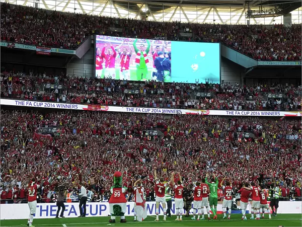 Arsenal's Triumph: FA Cup Victory Celebration vs Hull City, 2014