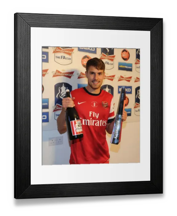 Framed Print : Aron Ramsey Named Man of the Match as Arsenal Triumph in FA Cup Final against Hull City Framed Print : Aron Ramsey Named Man of the Match as Arsenal Triumph in FA Cup Final against Hull City