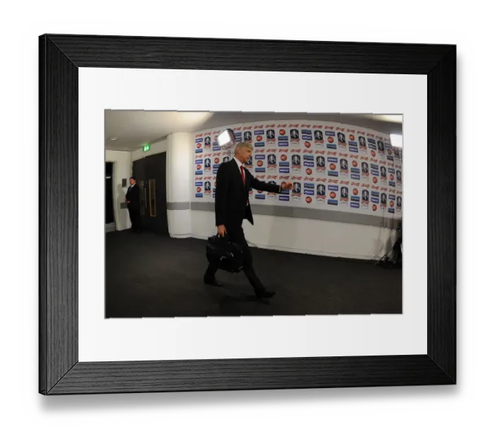 Framed Print : Arsene Wenger, Arsenal Manager at FA Cup Final 2014, Wembley Stadium Framed Print : Arsene Wenger, Arsenal Manager at FA Cup Final 2014, Wembley Stadium
