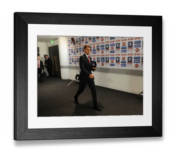 Framed Print : Arsenal's Aaron Ramsey Prepares for FA Cup Final Showdown against Hull City Framed Print : Arsenal's Aaron Ramsey Prepares for FA Cup Final Showdown against Hull City