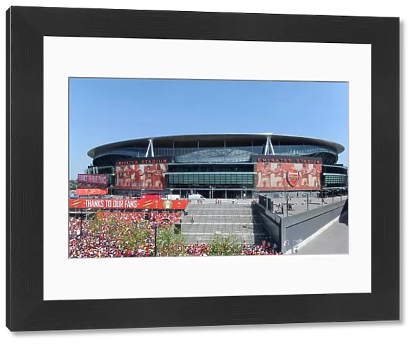 Emirates Stadium. Arsenal Trophy Parade. Islington, 18  /  5  /  14. Credit : Arsenal Football