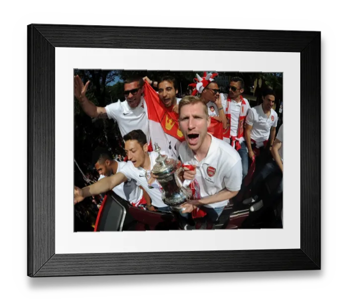 Framed Print : Arsenal FA Cup Champions 2014: The Winning Squad - Gnabry, Ozil, Podolski, Flamini, Mertesacker, Gibbs, Giroud, Arteta Framed Print : Arsenal FA Cup Champions 2014: The Winning Squad - Gnabry, Ozil, Podolski, Flamini, Mertesacker, Gibbs, Giroud, Arteta