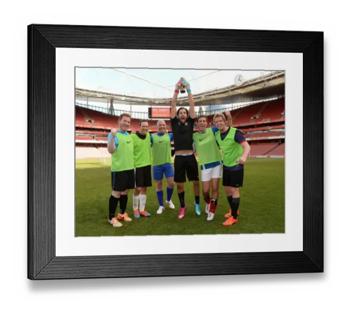 Framed Print : Retail Football Tournament 2014 at Emirates Stadium Framed Print : Retail Football Tournament 2014 at Emirates Stadium