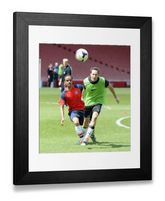 Framed Print : Retail Football Tournament 2014 at Emirates Stadium