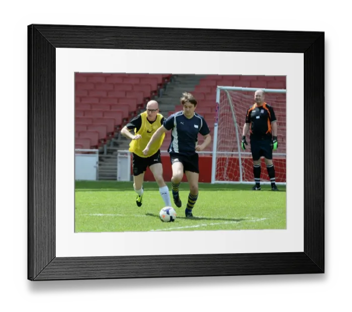 Framed Print : Retail Football Tournament 2014 at Emirates Stadium Framed Print : Retail Football Tournament 2014 at Emirates Stadium