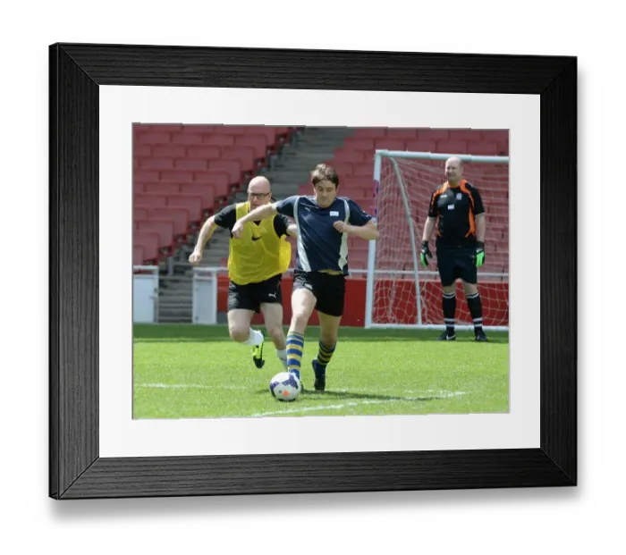 Framed Print : Arsenal Retail Football Tournament at Emirates Stadium, May 15, 2014