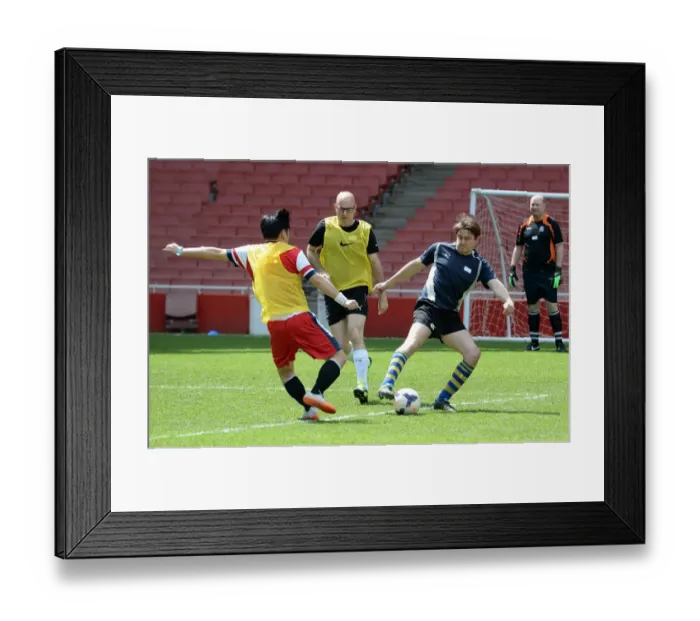 Framed Print : Retail Football Tournament 2014 at Emirates Stadium Framed Print : Retail Football Tournament 2014 at Emirates Stadium