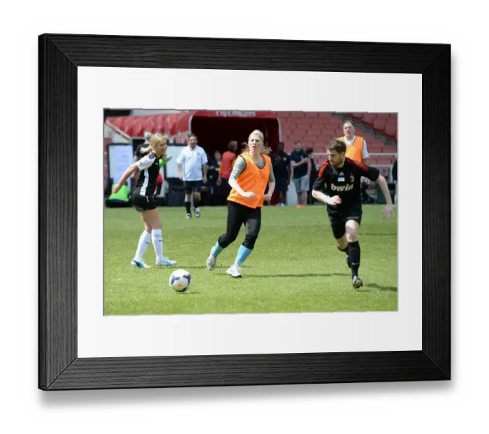 Framed Print : Retail Football Tournament 2014 at Emirates Stadium Framed Print : Retail Football Tournament 2014 at Emirates Stadium