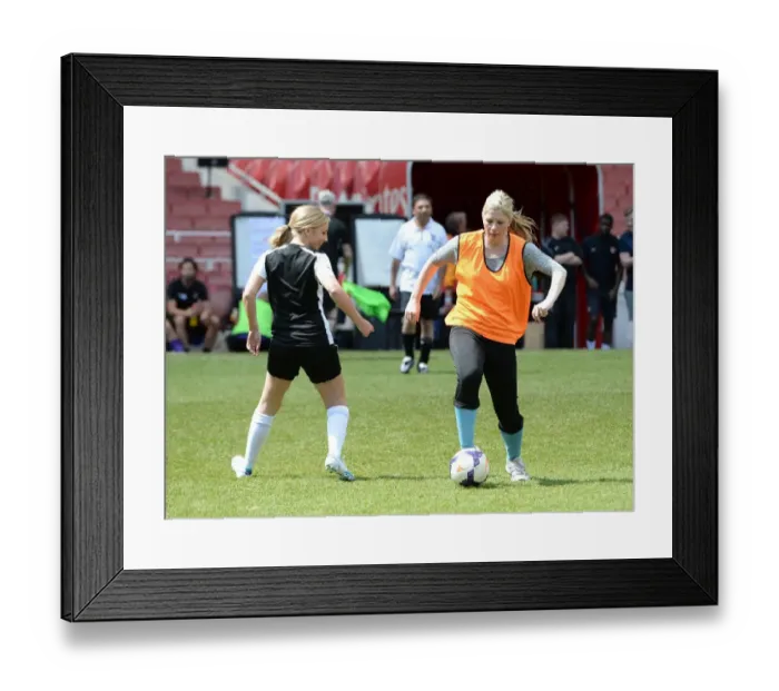 Framed Print : Retail Football Tournament 2014 at Emirates Stadium Framed Print : Retail Football Tournament 2014 at Emirates Stadium