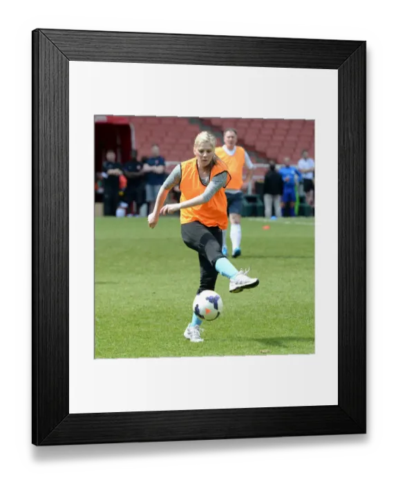 Framed Print : Retail Football Tournament 2014 at Emirates Stadium