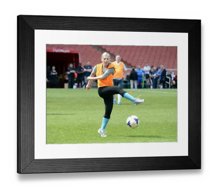Framed Print : Arsenal Retail Football Tournament at Emirates Stadium, May 15, 2014