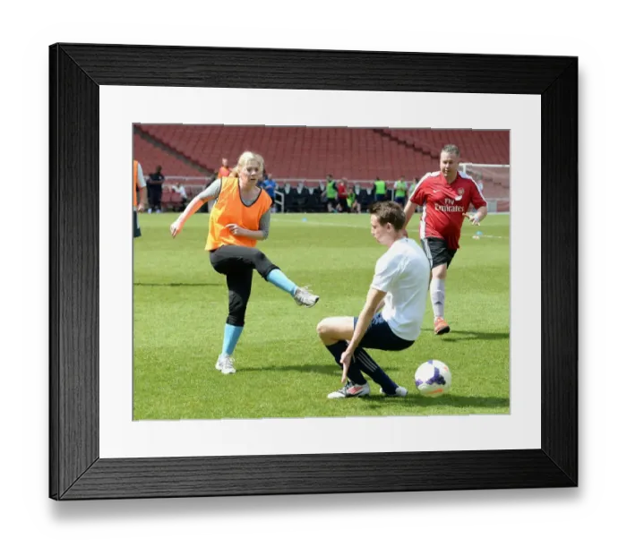 Framed Print : Retail Football Tournament 2014 at Emirates Stadium