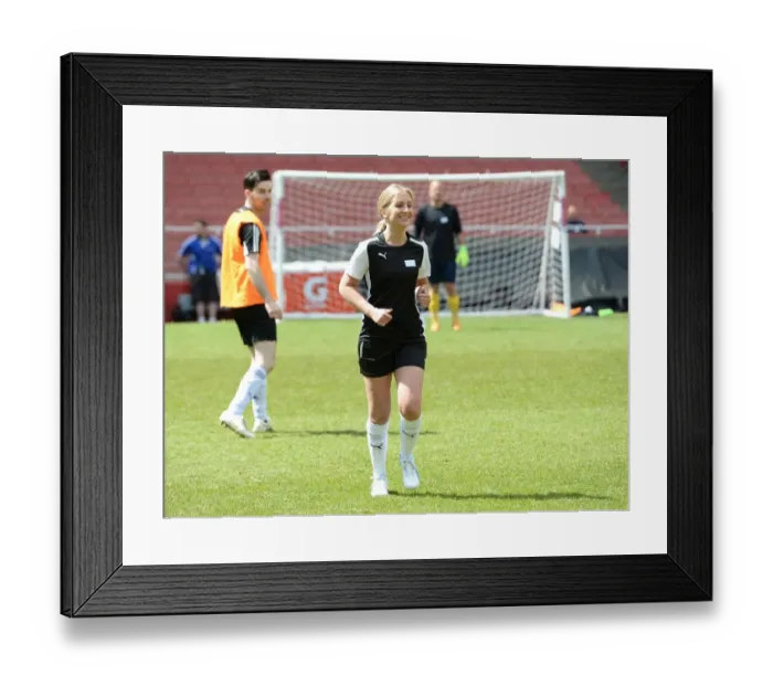 Framed Print : Retail Football Tournament 2014: Thrilling Matches at Emirates Stadium
