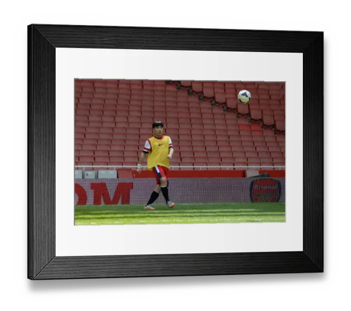 Framed Print : Retail Football Tournament 2014 at Emirates Stadium