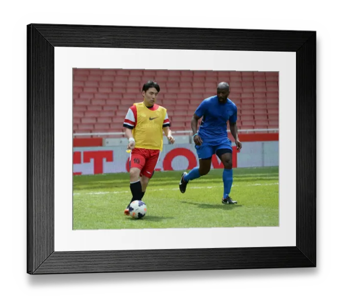 Framed Print : Arsenal Retail Football Tournament at Emirates Stadium, May 15, 2014