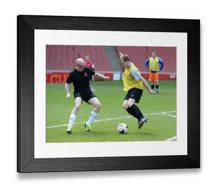 Framed Print : Retail Football Tournament 2014 at Emirates Stadium