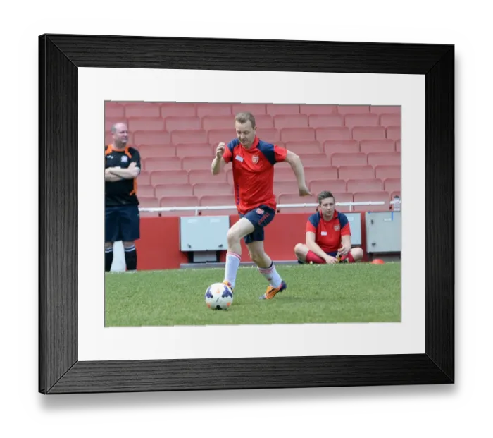 Framed Print : Arsenal Retail Football Tournament at Emirates Stadium, May 15, 2014