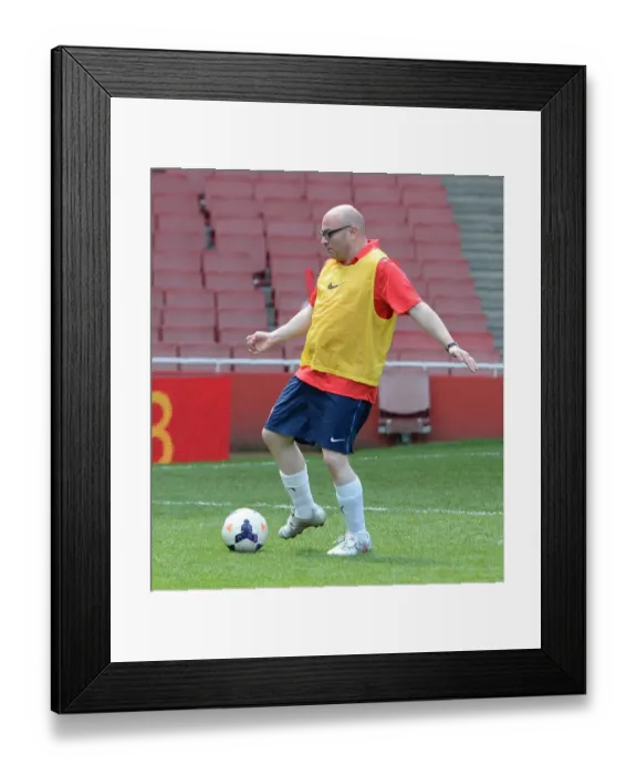 Framed Print : Arsenal Retail Football Tournament at Emirates Stadium, May 15, 2014