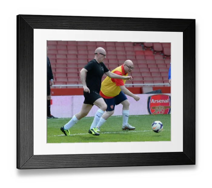 Framed Print : Retail Football Tournament 2014 at Emirates Stadium