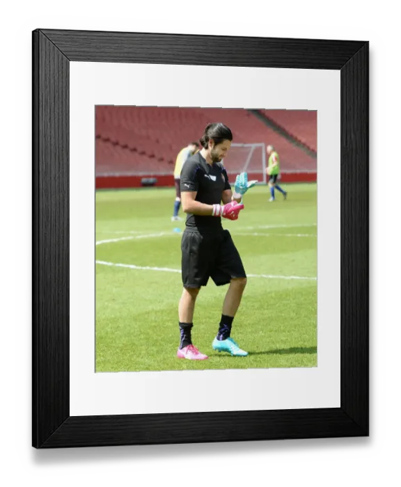 Framed Print : Retail Football Tournament 2014 at Emirates Stadium
