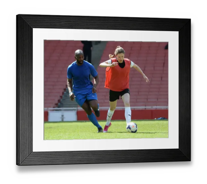 Framed Print : Retail Football Tournament 2014 at Emirates Stadium
