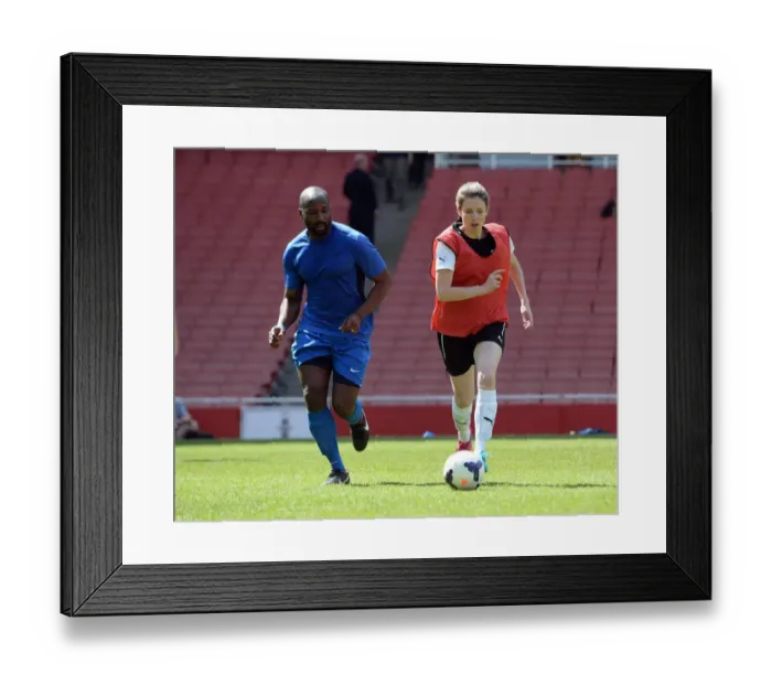 Framed Print : Retail Football Tournament 2014 at Emirates Stadium