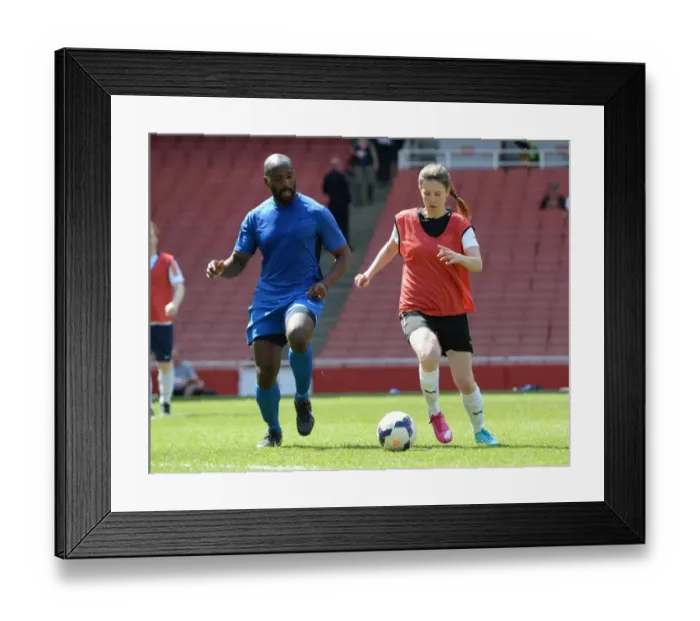 Framed Print : Retail Football Tournament 2014 at Emirates Stadium