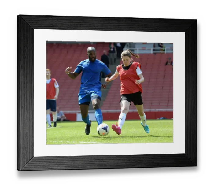 Framed Print : Arsenal Retail Football Tournament at Emirates Stadium, May 15, 2014 Framed Print : Arsenal Retail Football Tournament at Emirates Stadium, May 15, 2014