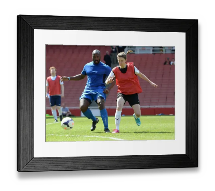 Framed Print : Retail Football Tournament 2014 at Emirates Stadium