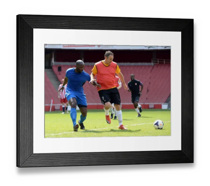 Framed Print : Retail Football Tournament 2014 at Emirates Stadium