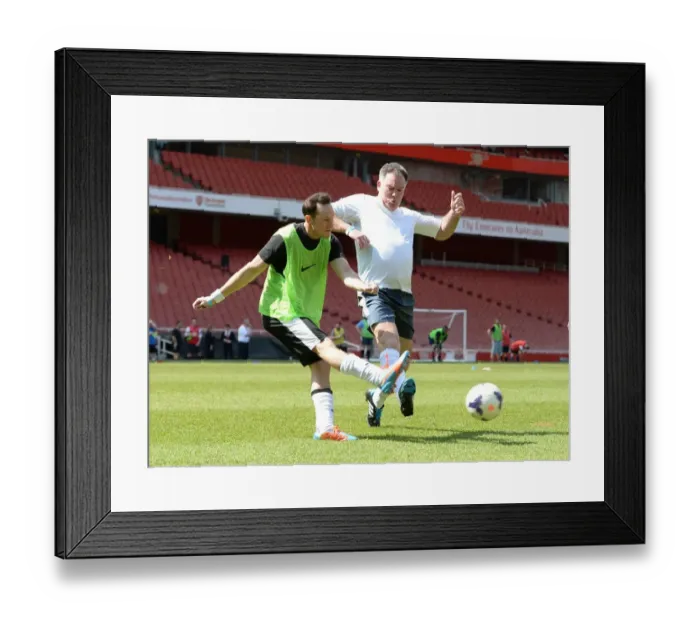 Framed Print : Retail Football Tournament at Emirates Stadium, May 15, 2014 Framed Print : Retail Football Tournament at Emirates Stadium, May 15, 2014