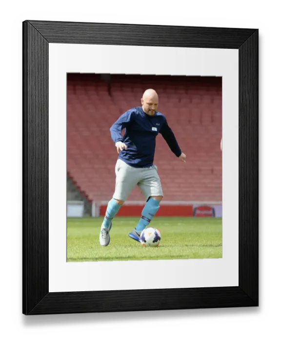 Framed Print : Retail Football Tournament 2014 at Emirates Stadium