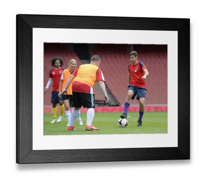 Framed Print : Retail Football Tournament 2014 at Emirates Stadium Framed Print : Retail Football Tournament 2014 at Emirates Stadium