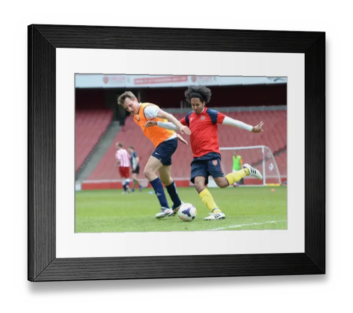 Framed Print : Arsenal Retail Football Tournament at Emirates Stadium, May 15, 2014