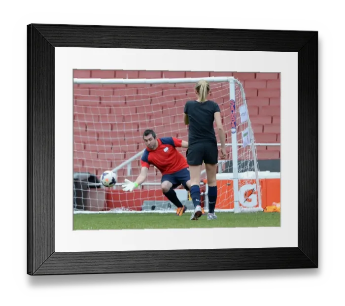 Framed Print : Retail Football Tournament 2014 at Emirates Stadium