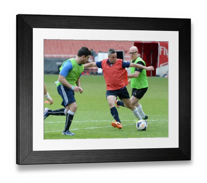 Framed Print : Retail Football Tournament 2014 at Emirates Stadium Framed Print : Retail Football Tournament 2014 at Emirates Stadium