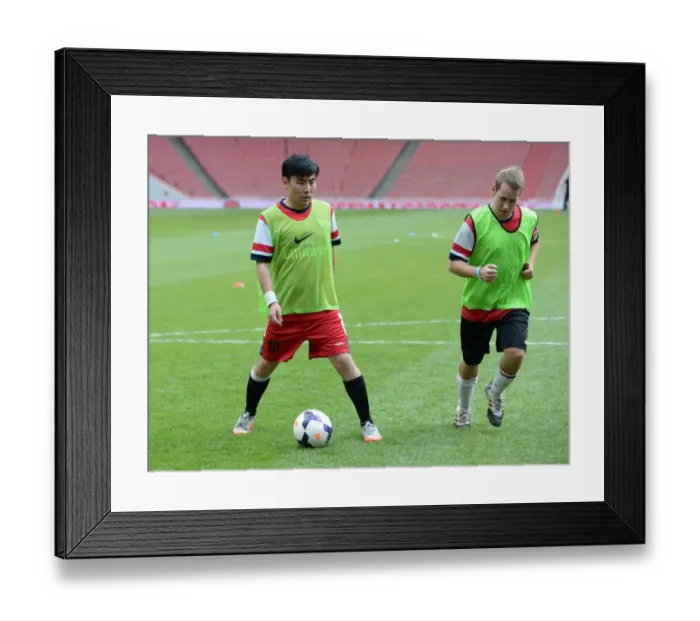Framed Print : Arsenal Retail Football Tournament at Emirates Stadium, May 15, 2014
