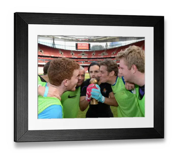 Framed Print : Retail Football Tournament 2014 at Emirates Stadium Framed Print : Retail Football Tournament 2014 at Emirates Stadium