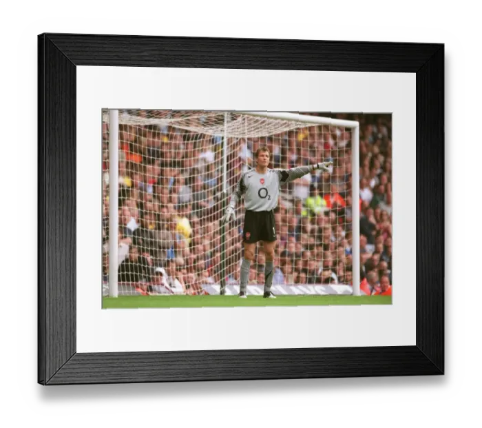 Framed Print : Jens Lehmann's Perfect Shutout: Arsenal vs. West Ham United, FA Premiership, Upton Park, 2005