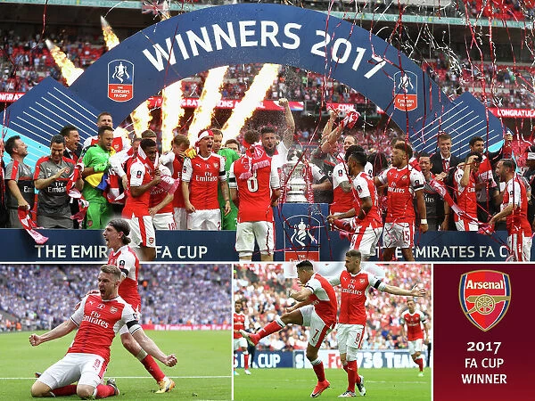 2017 FA Cup Winners Framed Print