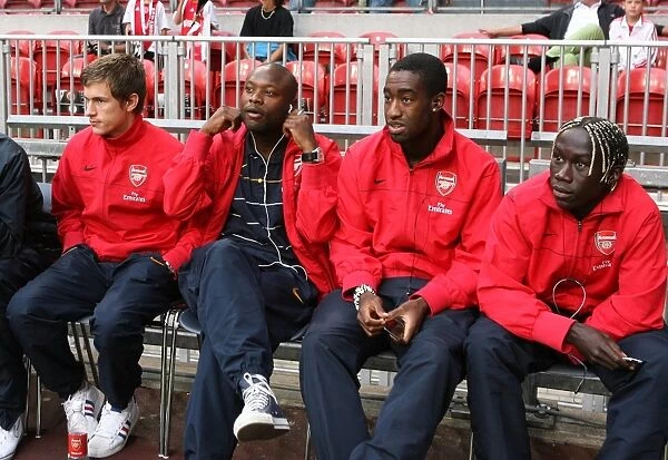 Aaron Ramsey, William Gallas, Johan Djourou and Bacary Sagna (Arsenal)