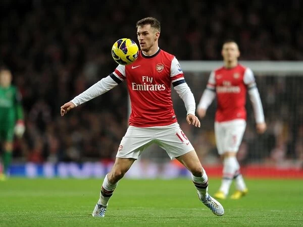 Aaron Ramsey: In Action for Arsenal Against Liverpool, Premier League 2012-13