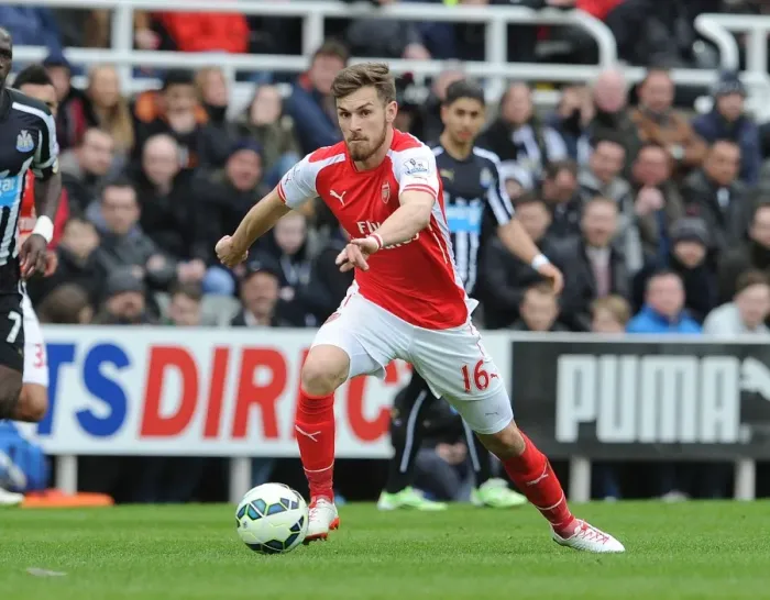 Framed Print : Aaron Ramsey in Action: Arsenal vs. Newcastle United, Premier League 2015 Framed Print : Aaron Ramsey in Action: Arsenal vs. Newcastle United, Premier League 2015
